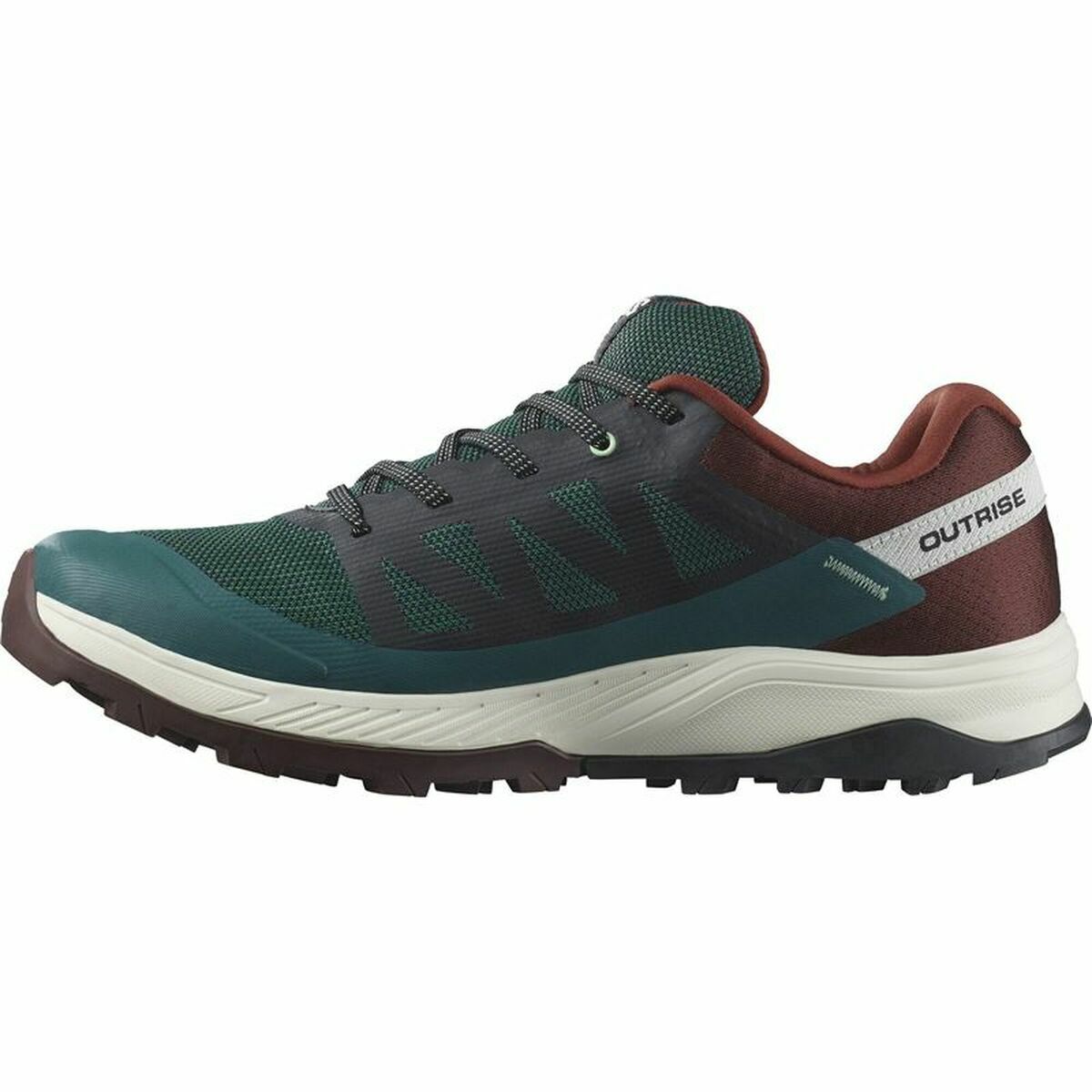 Turnschuhe Salomon Outrise GORE-TEX Berg Burgunderrot Dunkelgrün Herren - AWK Flagship