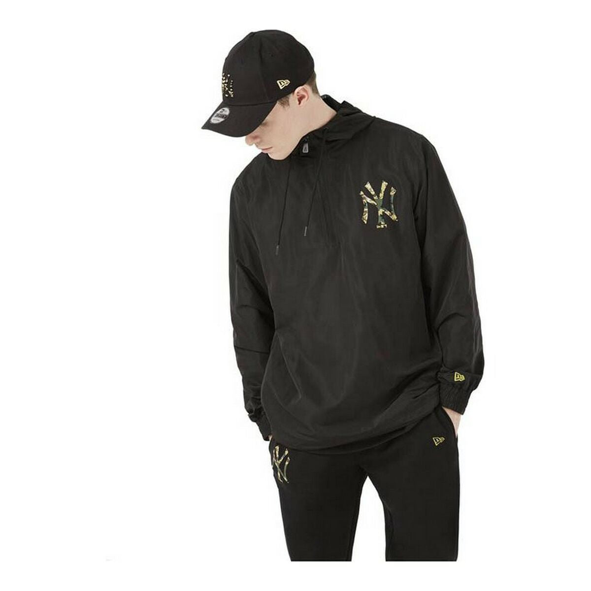 Windjacke New Era NYY Schwarz - AWK Flagship