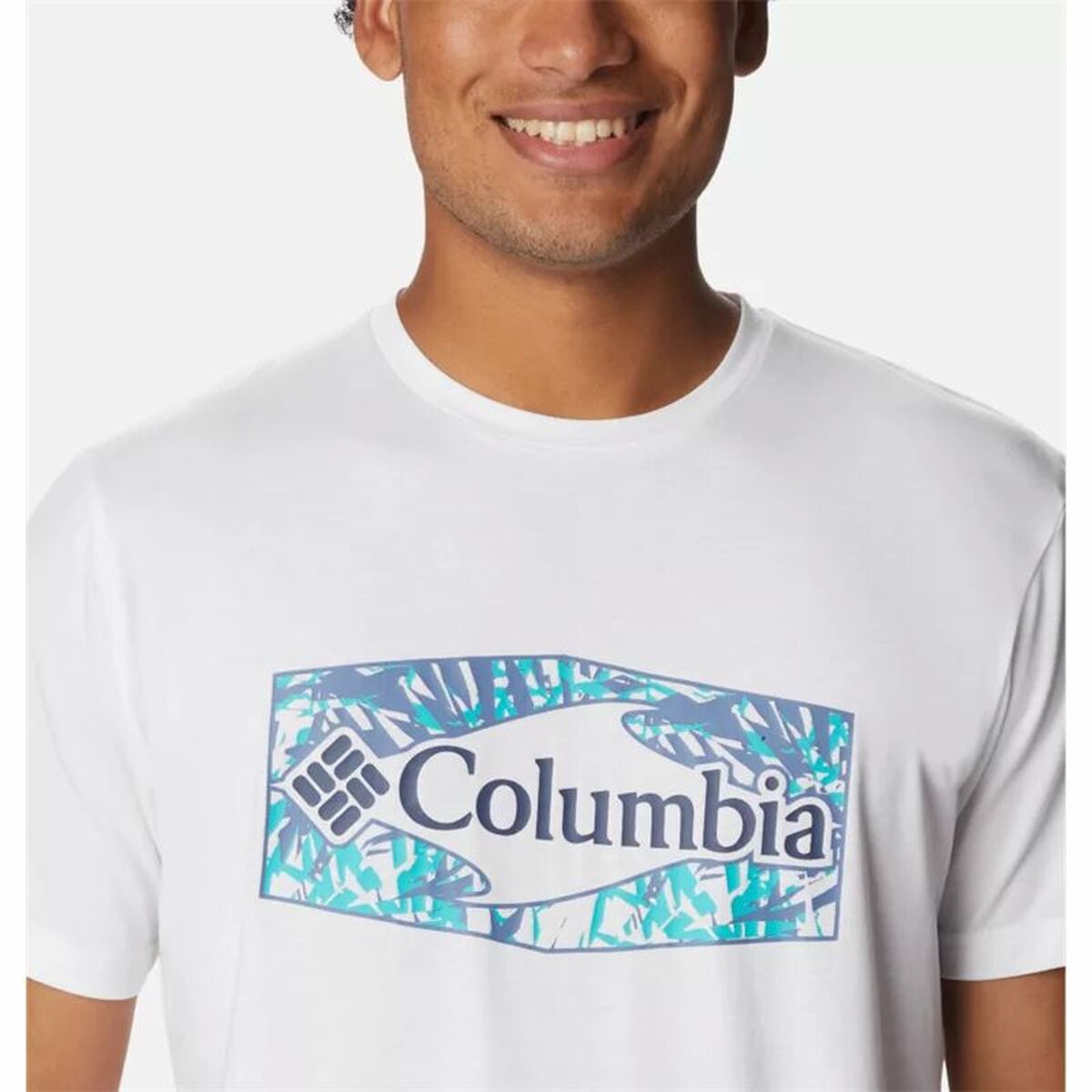 Kurzärmliges Sport T-Shirt Columbia Sun Trek™ Weiß - AWK Flagship