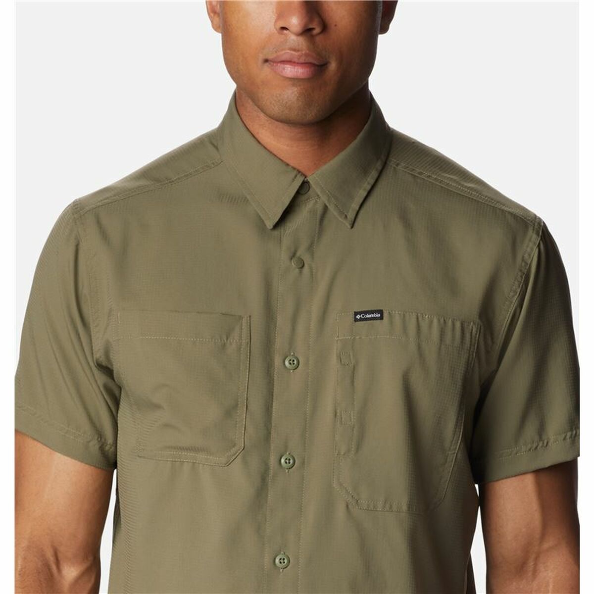 Herren Kurzarm-T-Shirt Columbia Silver Ridge™ Utility Olive - AWK Flagship