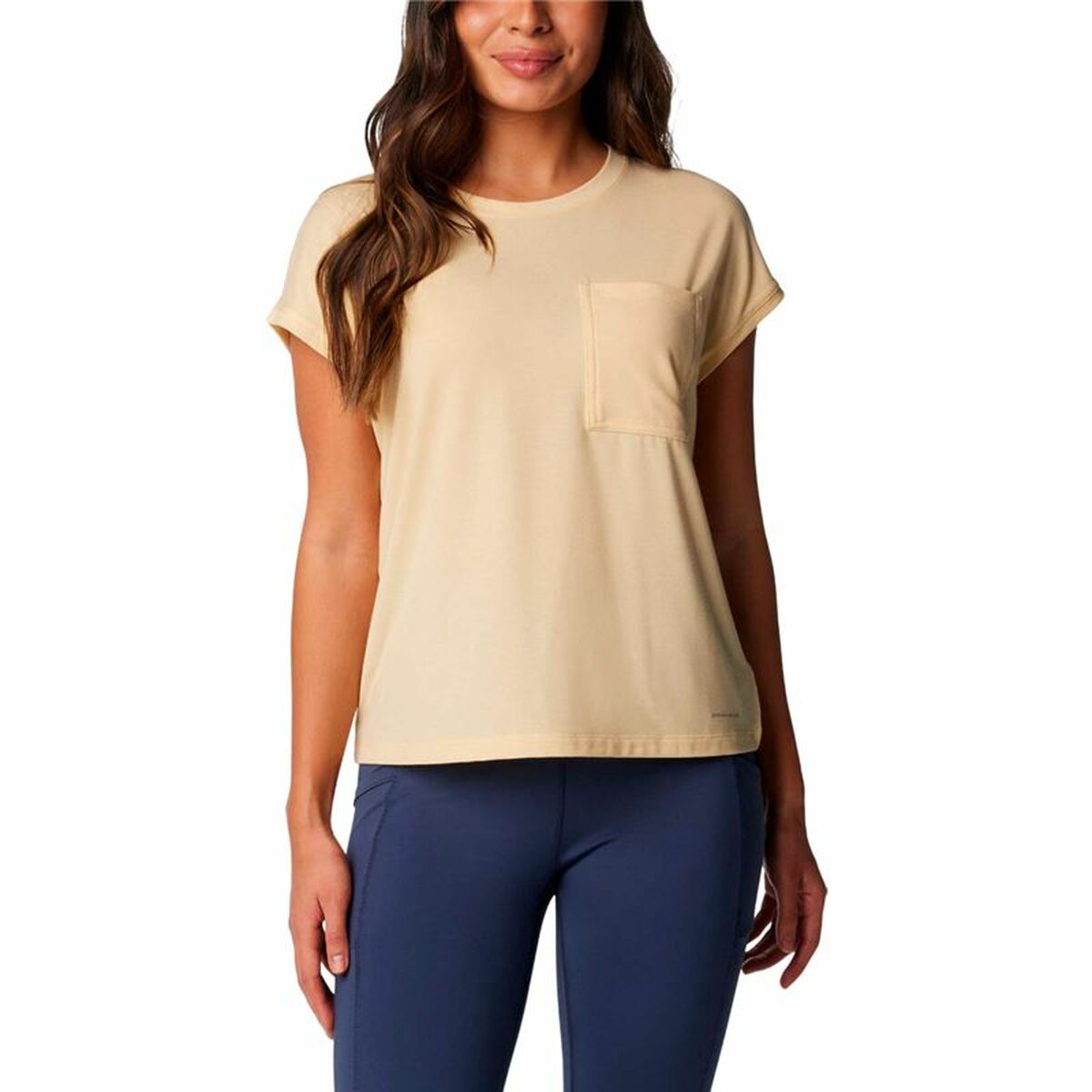 Damen Kurzarm-T-Shirt Columbia Trek™ Gold - AWK Flagship