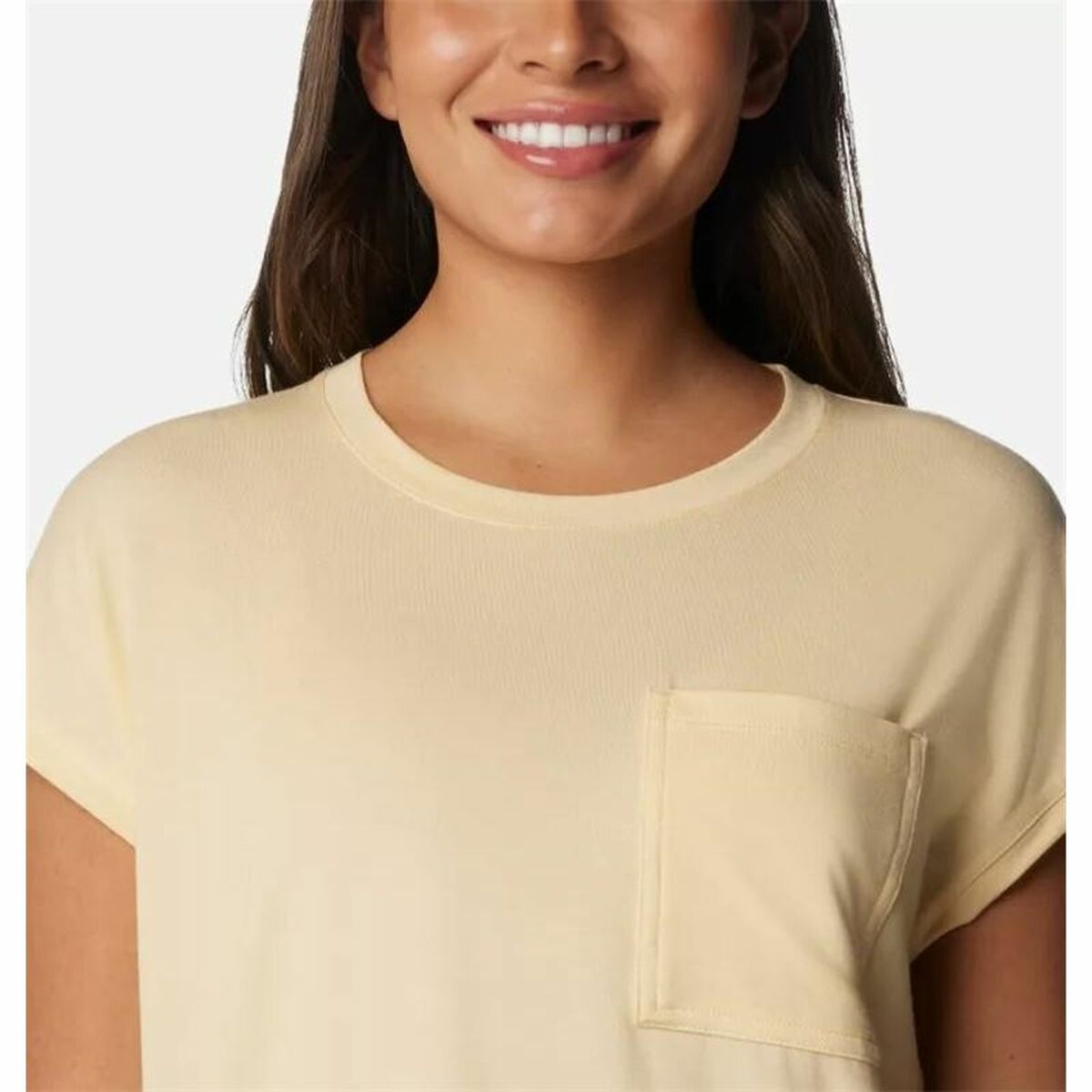 Damen Kurzarm-T-Shirt Columbia Trek™ Gold - AWK Flagship