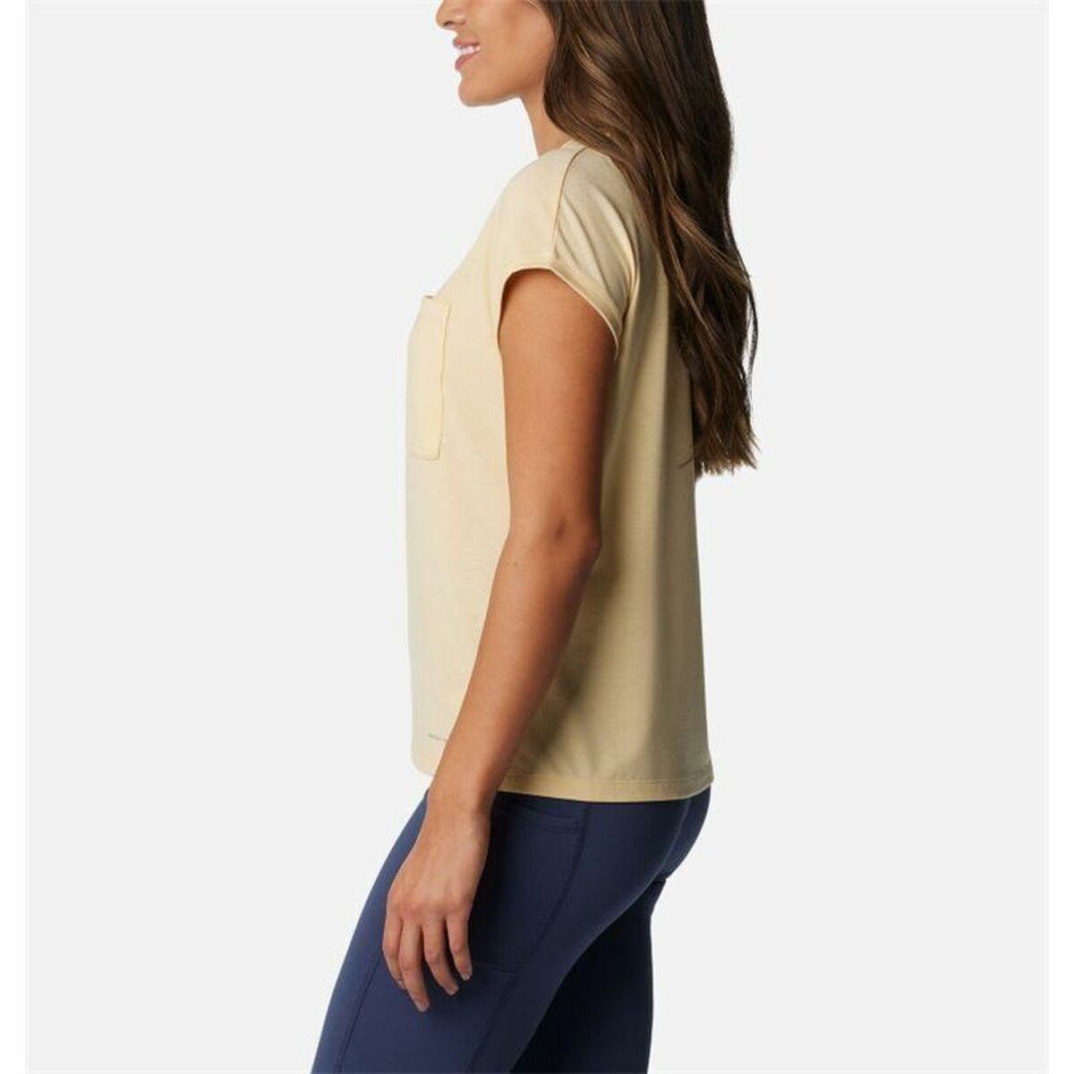 Damen Kurzarm-T-Shirt Columbia Trek™ Gold - AWK Flagship