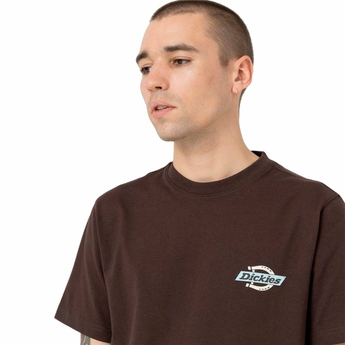 Herren Kurzarm-T-Shirt Dickies Ss Ruston Braun - AWK Flagship