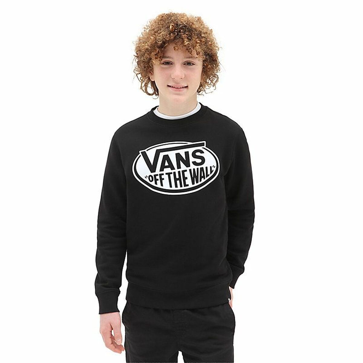 Herren Sweater ohne Kapuze Vans Off The Wall Schwarz - AWK Flagship