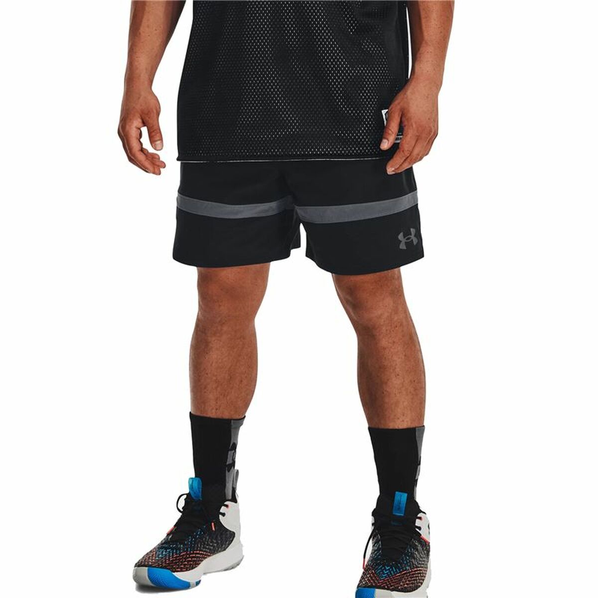 Basketballshorts für Herren Under Armour Baseline Schwarz - AWK Flagship