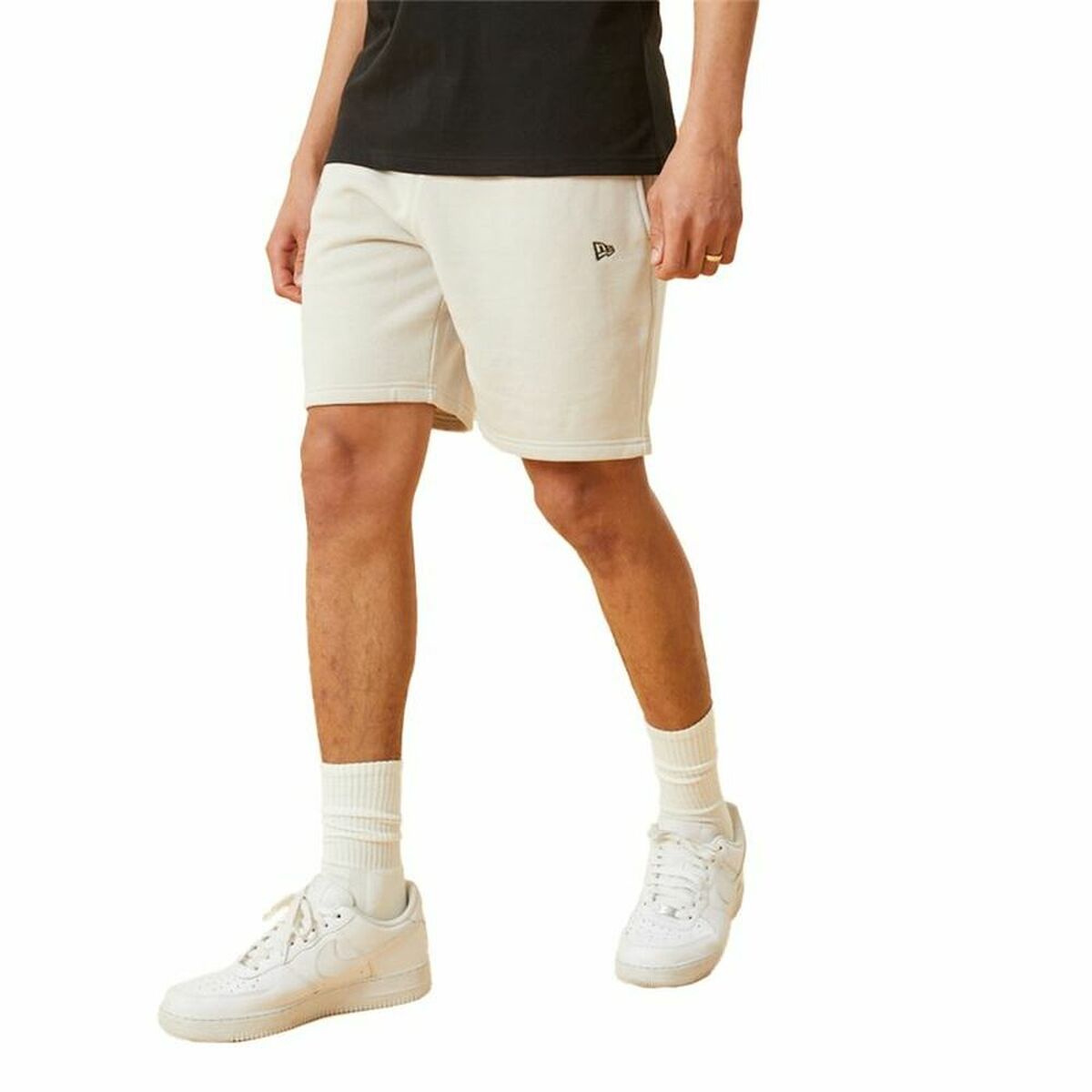 Herren-Sportshorts New Era MLB Seasonal Team New York Beige - AWK Flagship