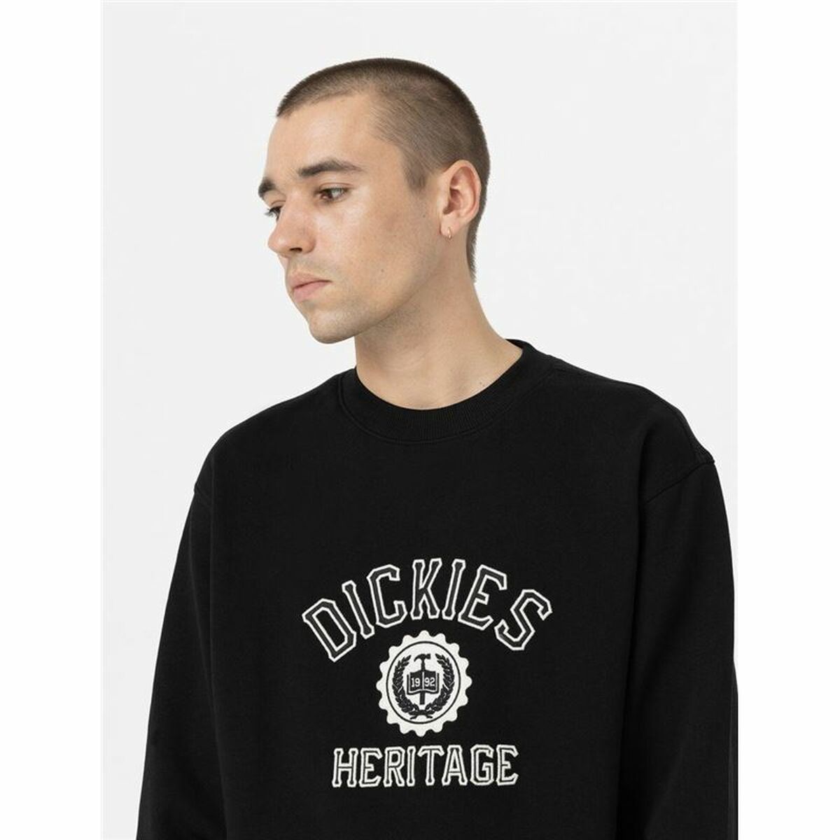 Herren Sweater mit Kapuze Dickies Oxford Weiß Schwarz - AWK Flagship