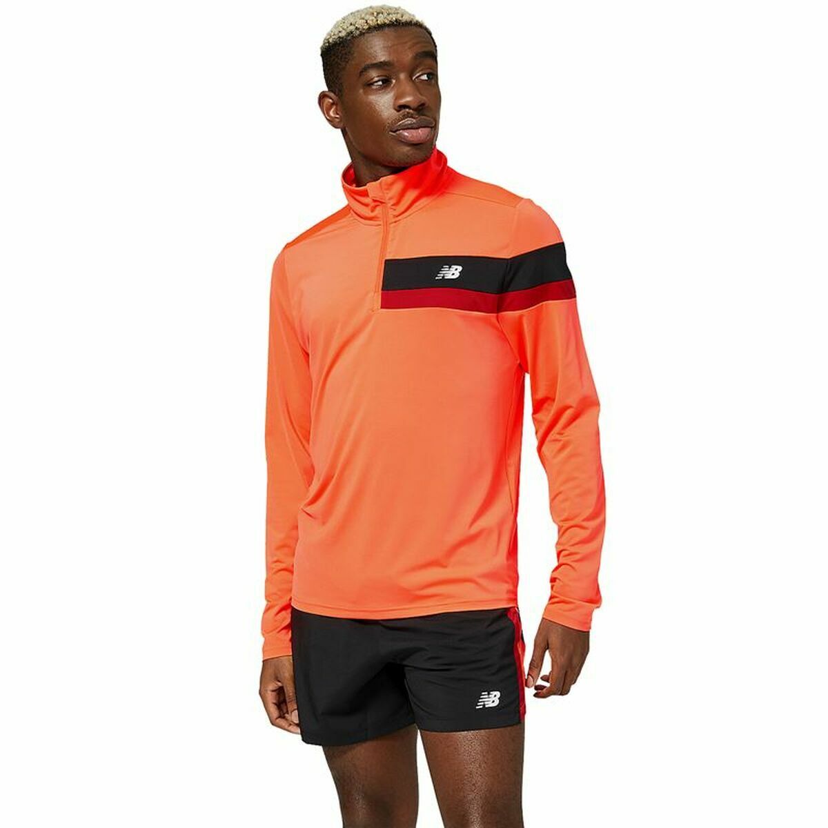 Sportjacke für Herren New Balance Accelerate Orange - AWK Flagship