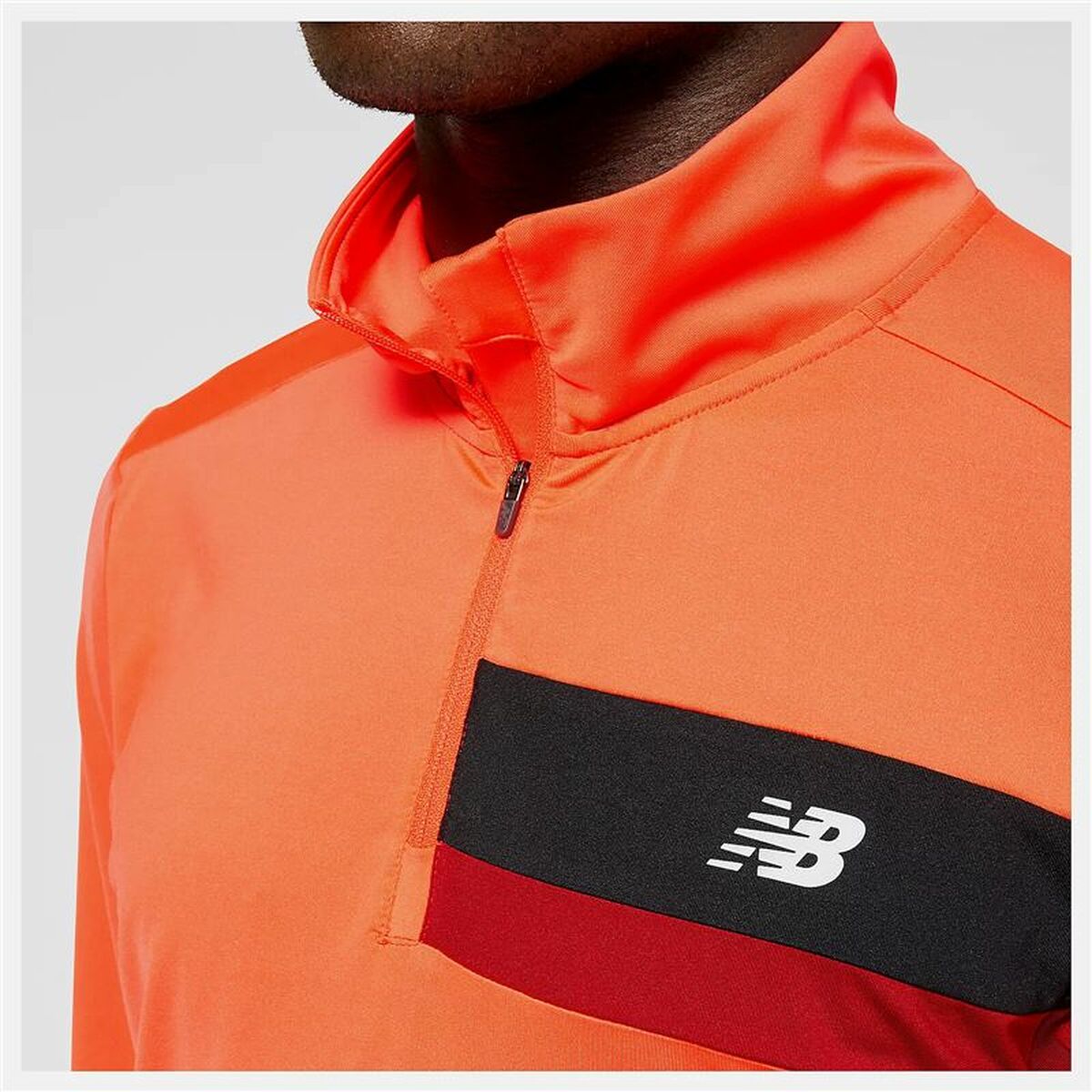 Sportjacke für Herren New Balance Accelerate Orange - AWK Flagship