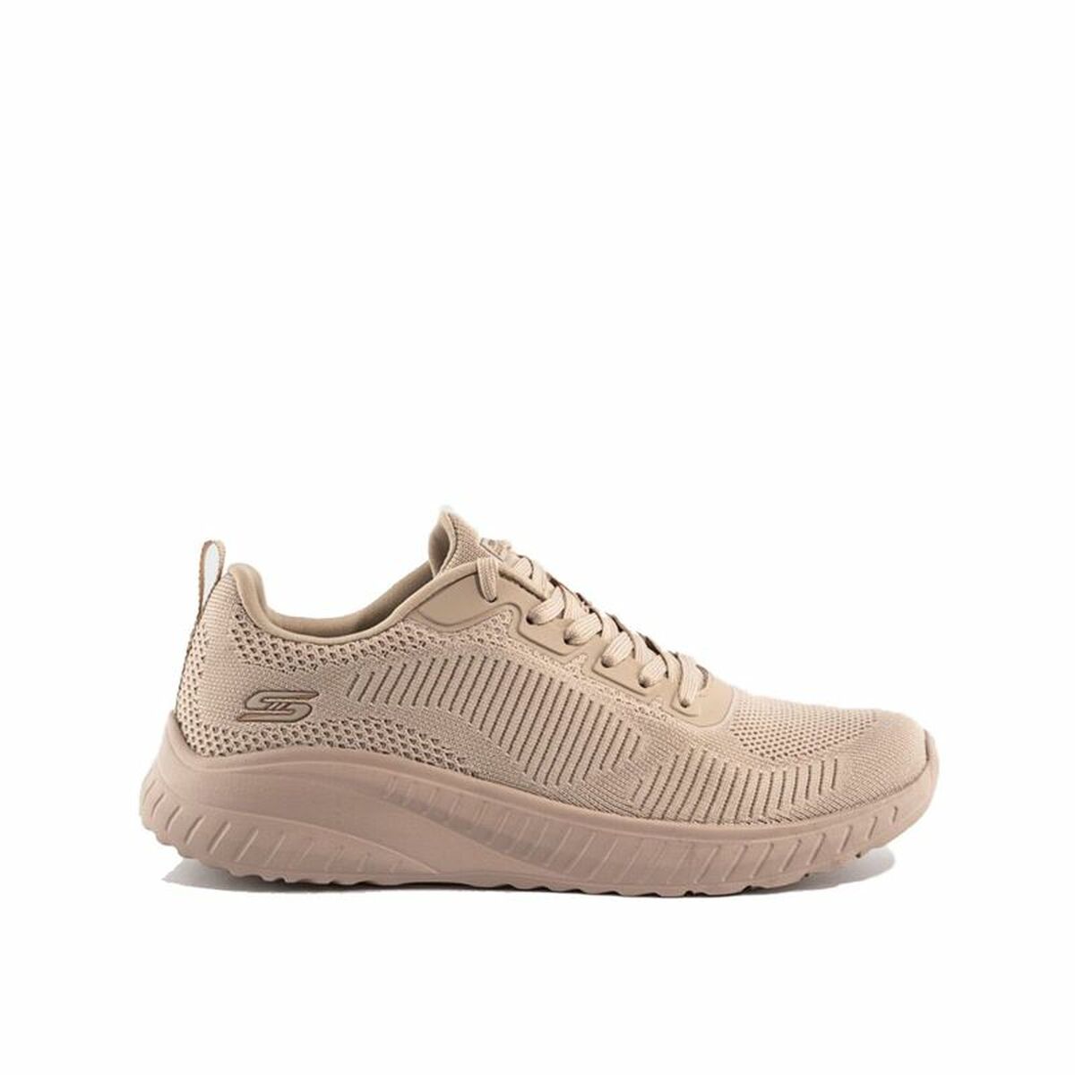 Laufschuhe für Damen Skechers Bobs Squad Chaos Face Off Beige - AWK Flagship