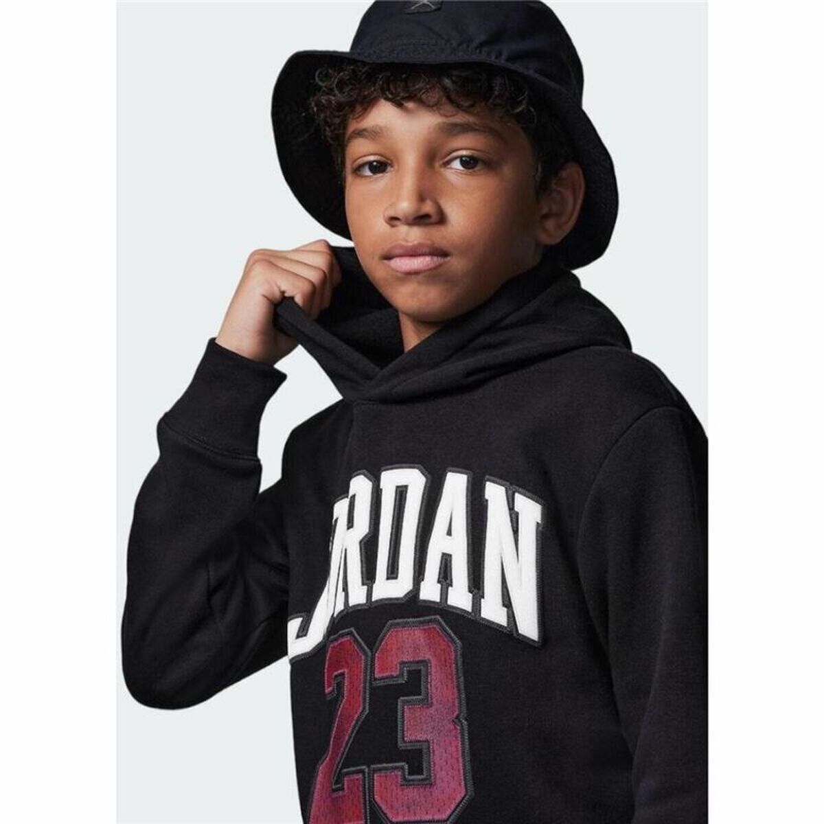 Kinder-Sweatshirt Jordan Jordan Hbr Flc Po Schwarz - AWK Flagship