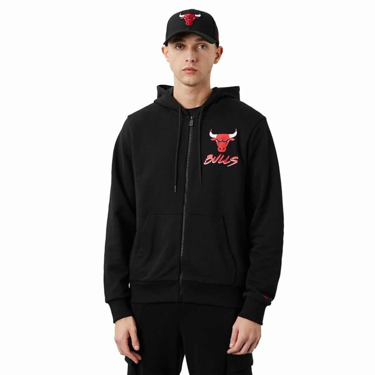 Sportjacke für Herren New Era Chicago Bulls Schwarz - AWK Flagship