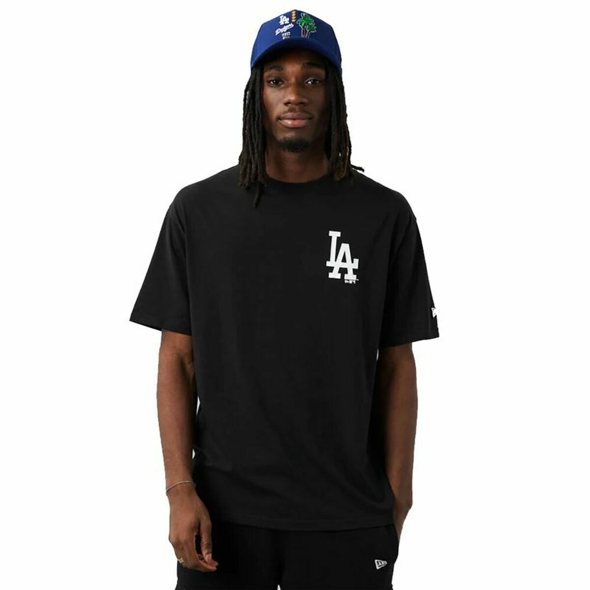 Herren Kurzarm-T-Shirt New Era Schwarz - AWK Flagship