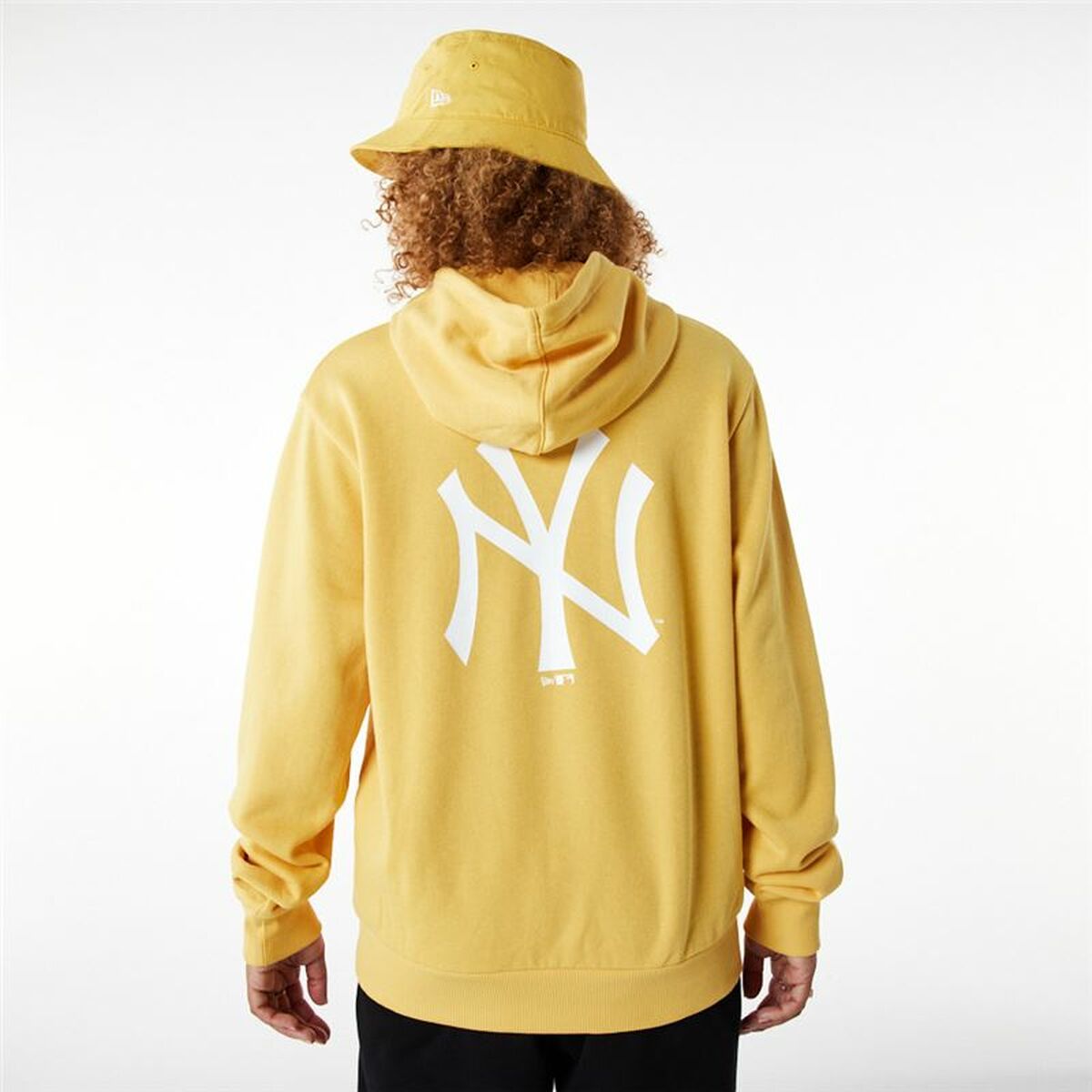 Damen Sweater mit Kapuze New Era ew York Yankees MLB League Gelb - AWK Flagship