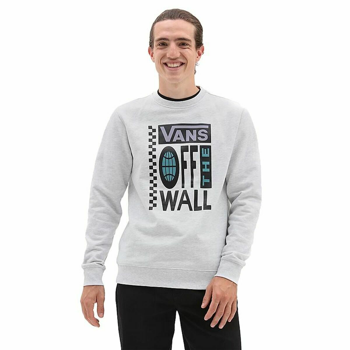 Herren Sweater ohne Kapuze Vans Global Weiß - AWK Flagship