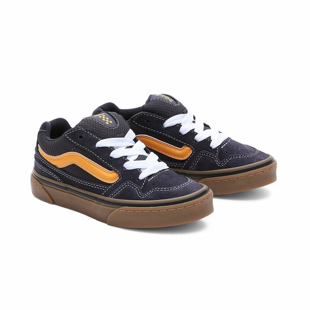 Jungen Sneaker Vans Caldrone YT Gum Schwarz - AWK Flagship