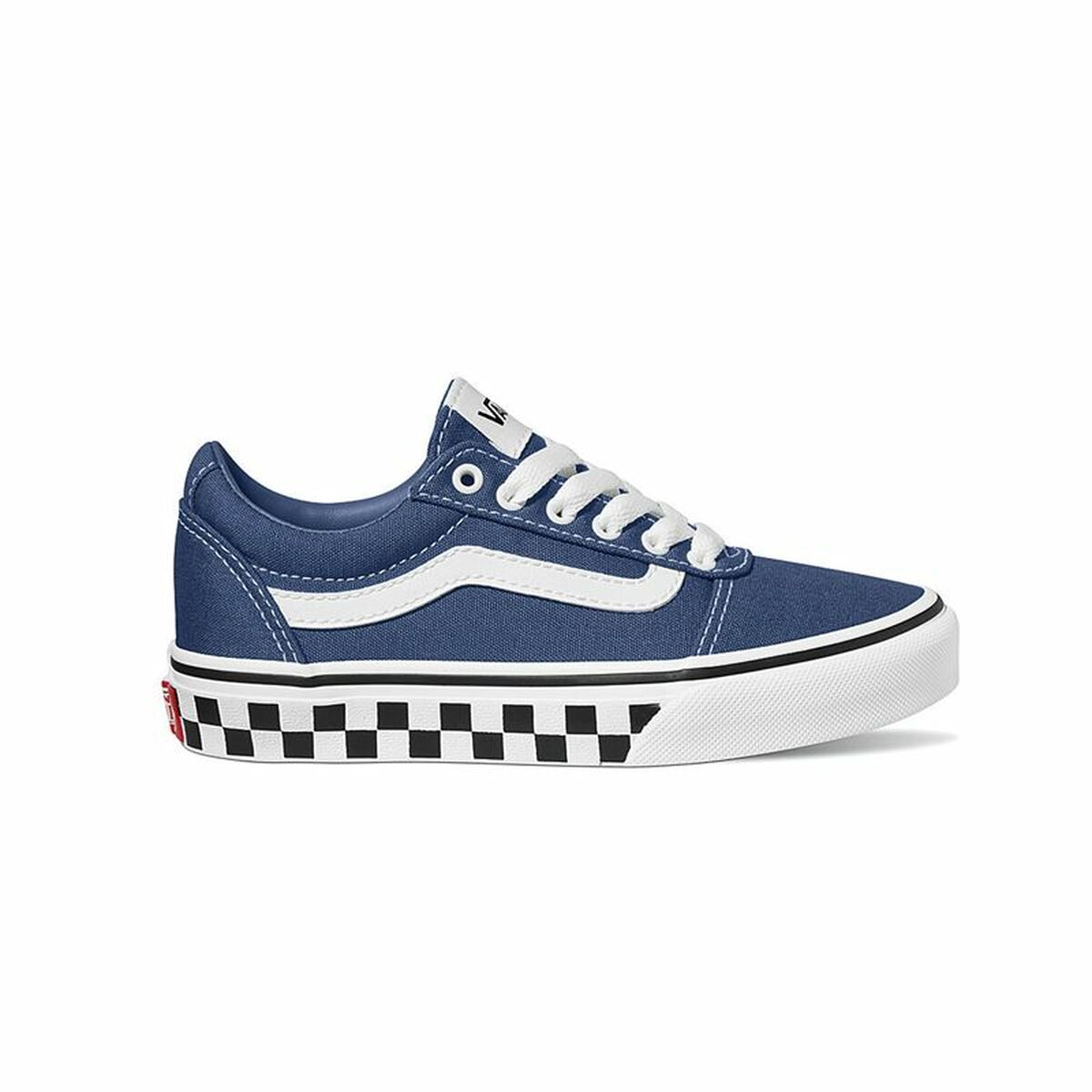 Jungen Sneaker Vans Ward YT Checker Sidewall Stv Blau - AWK Flagship