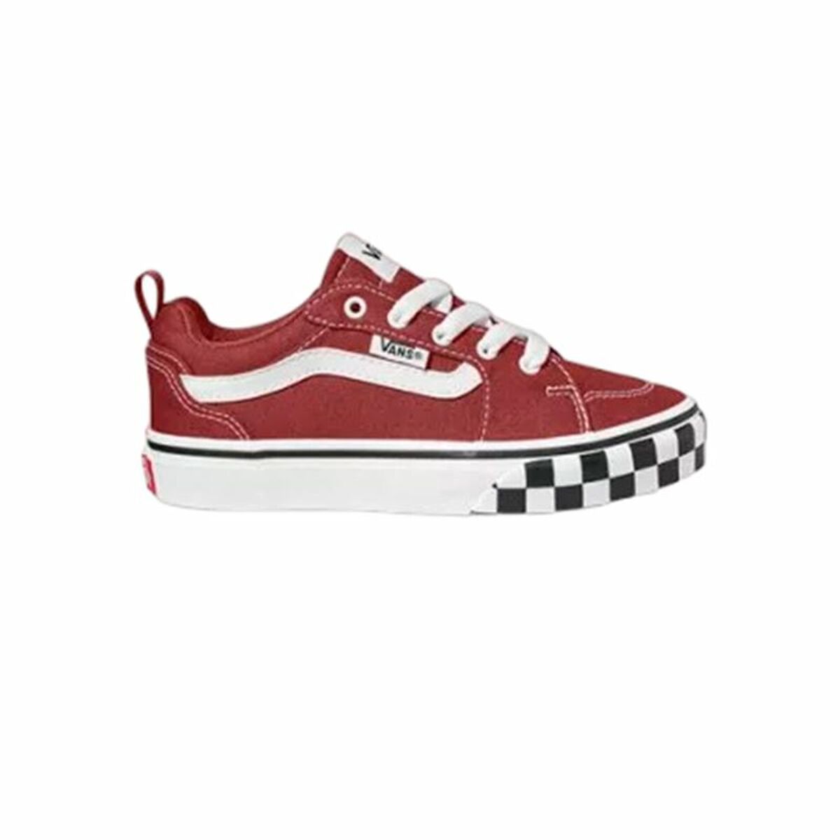 Jungen Sneaker Vans Filmore Check Bumper Dark Dunkelrot - AWK Flagship