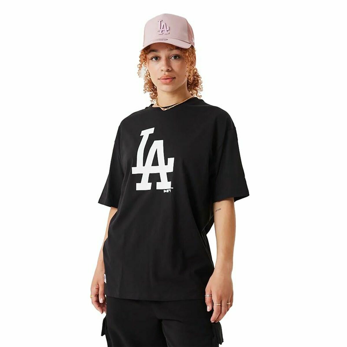 Damen Kurzarm-T-Shirt New Era Essentials LA Dodgers - AWK Flagship