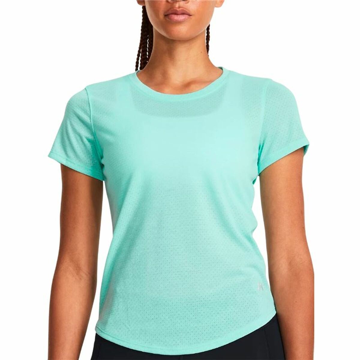 Damen Kurzarm-T-Shirt Under Armour Streaker Ss Aquamarin - AWK Flagship