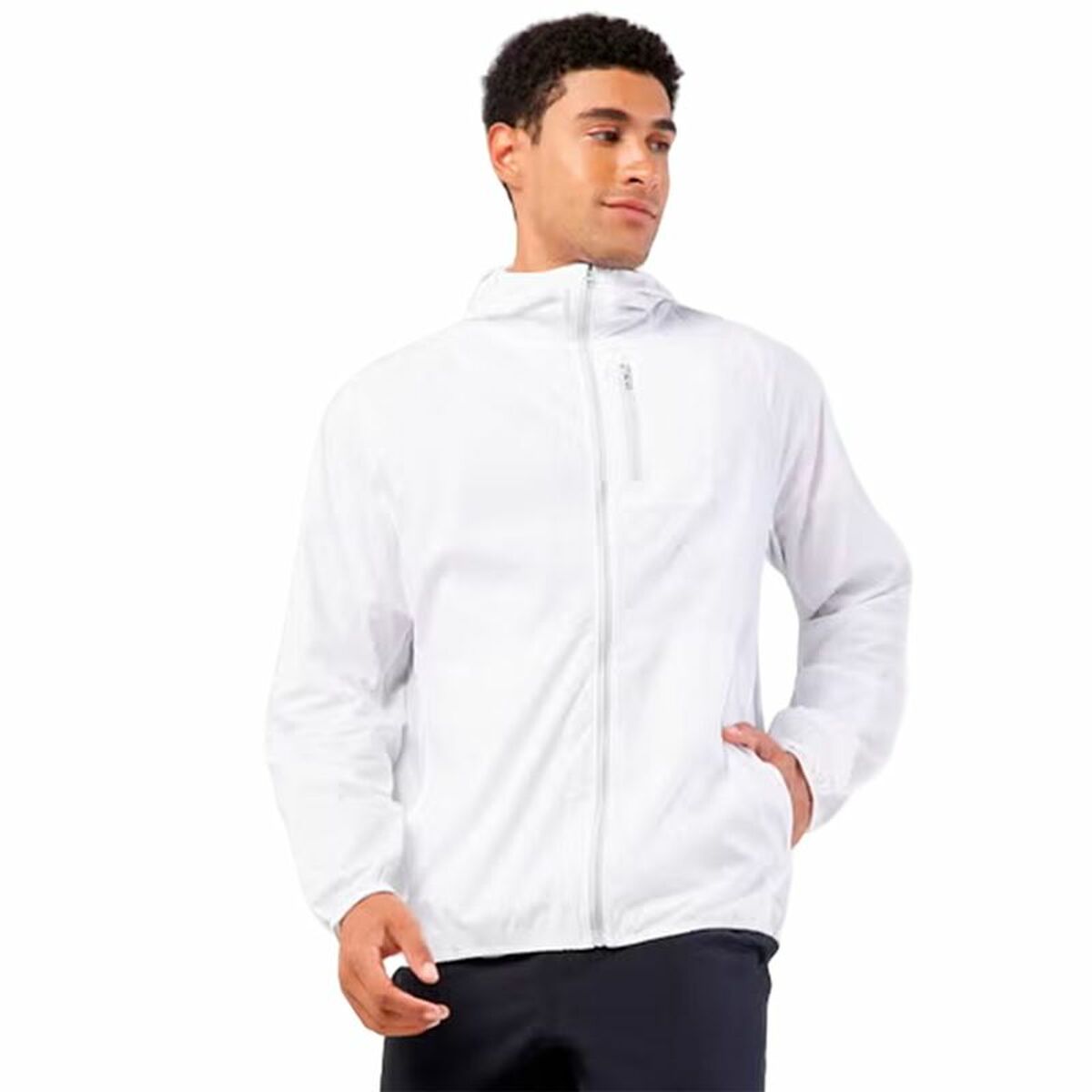 Sportjacke für Herren Under Armour LAUNCH Weiß - AWK Flagship