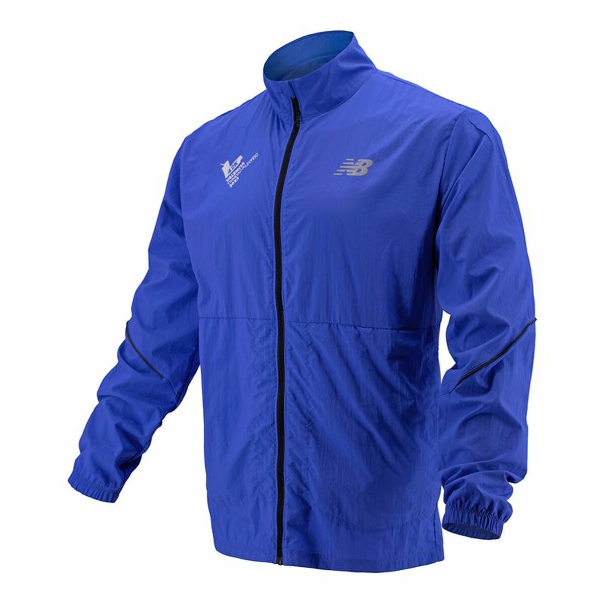 Sportjacke für Herren New Balance Valencia Marathon Blau - AWK Flagship