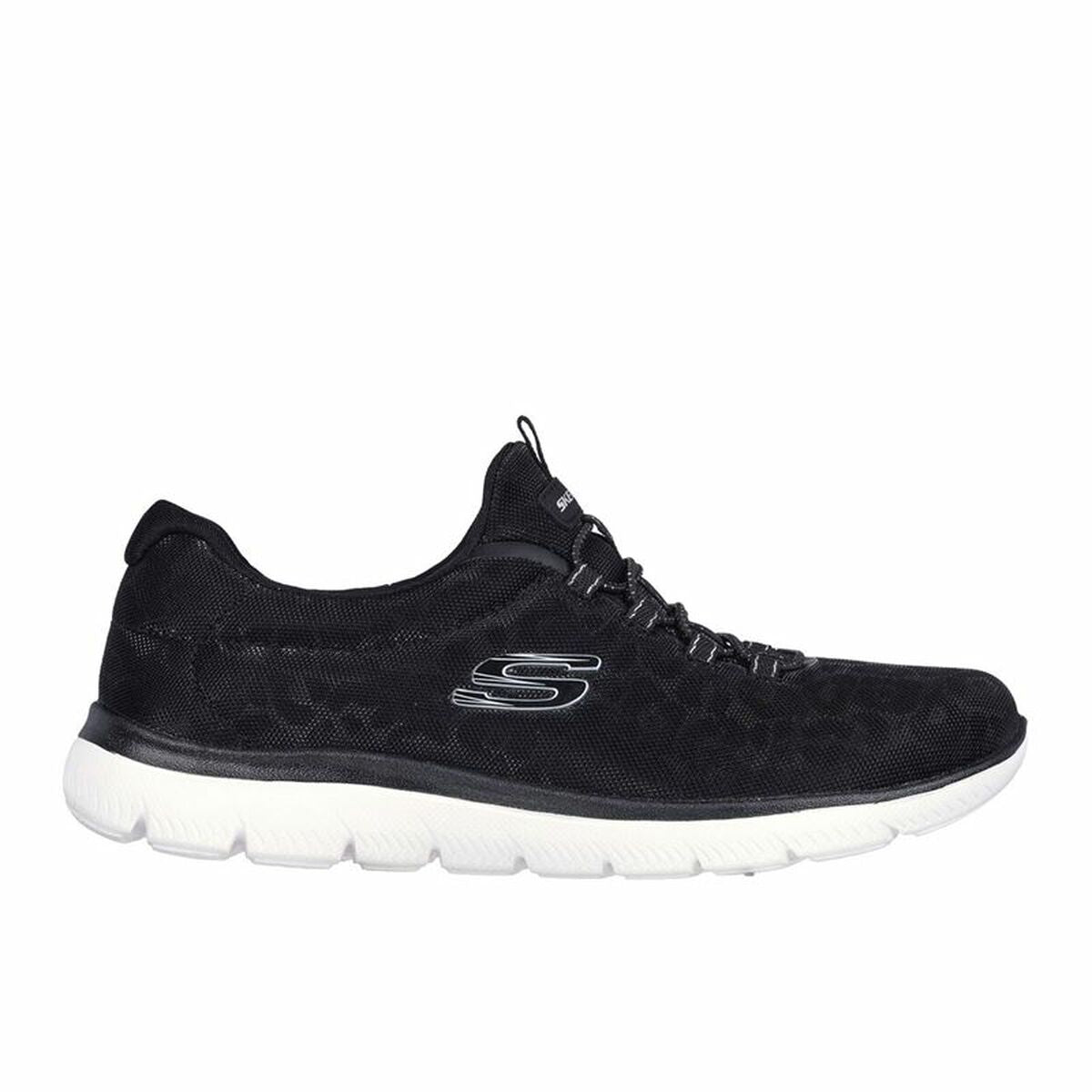 Laufschuhe für Damen Skechers Summits-Sparkling Schwarz - AWK Flagship