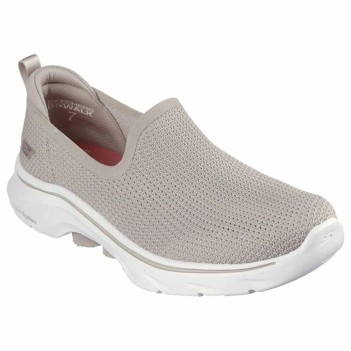 Laufschuhe für Damen Skechers Go Walk 7 Hellbraun - AWK Flagship