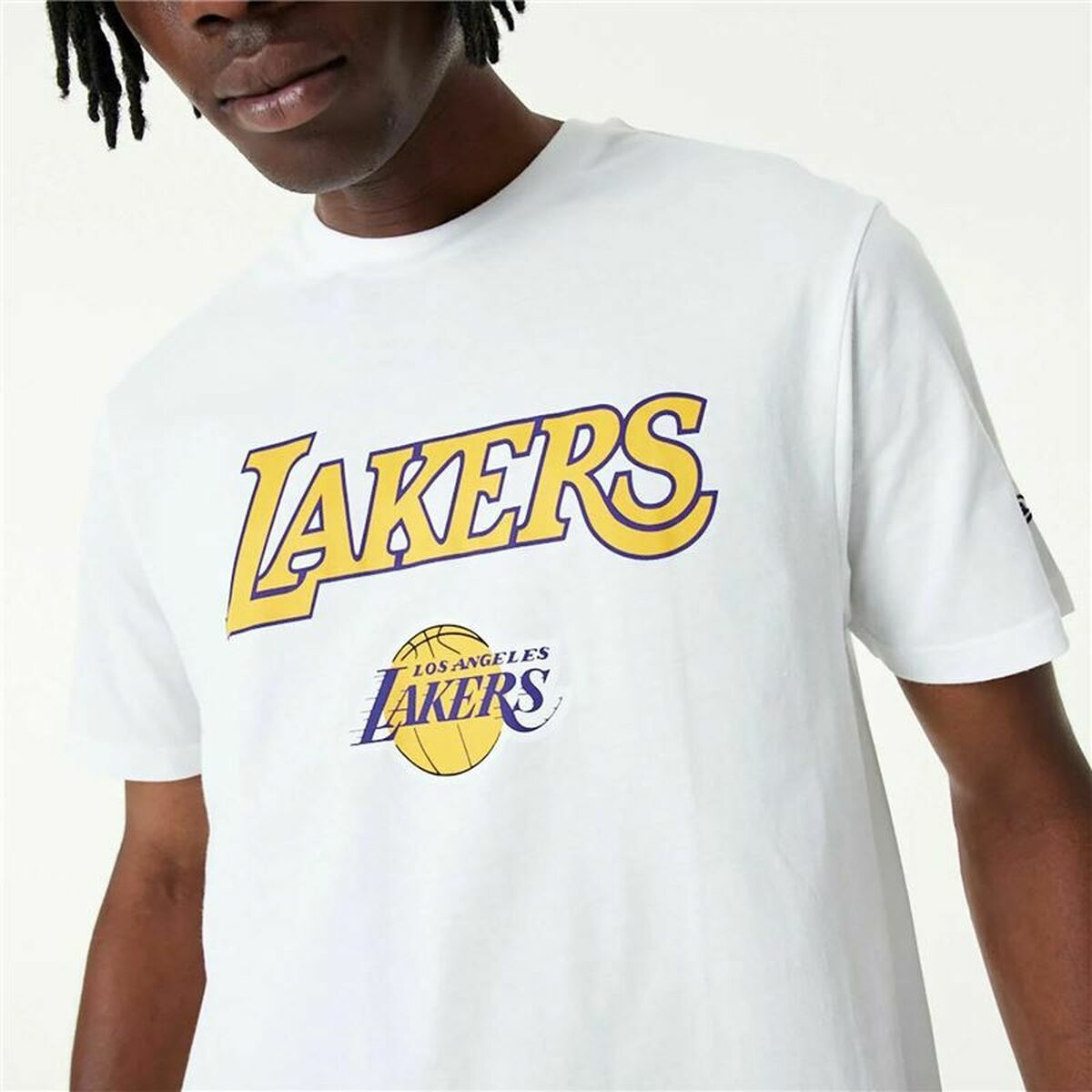 Basketball-T-Shirt New Era NBA LA Lakers Weiß - AWK Flagship