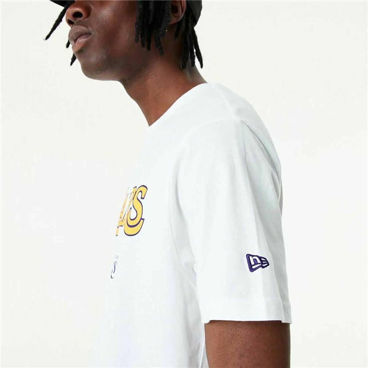 Basketball-T-Shirt New Era NBA LA Lakers Weiß - AWK Flagship