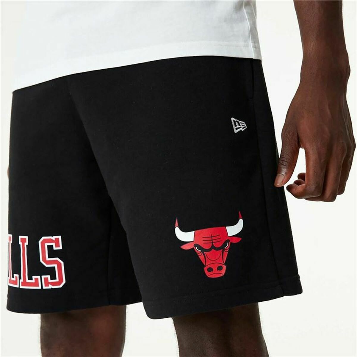 Sport Shorts New Era NBA Chicago Bulls Schwarz Herren - AWK Flagship