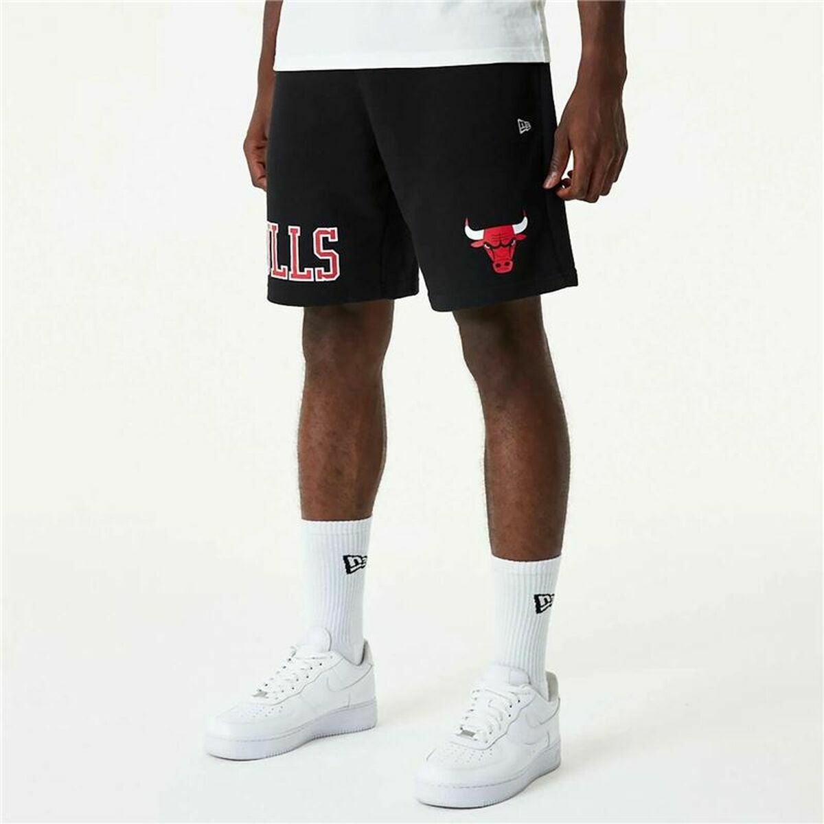 Sport Shorts New Era NBA Chicago Bulls Schwarz Herren - AWK Flagship