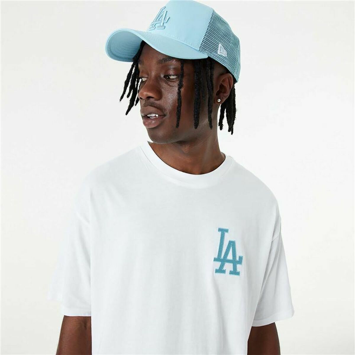 Basketball-T-Shirt New Era MLB League Essentials LA Dodgers Weiß - AWK Flagship