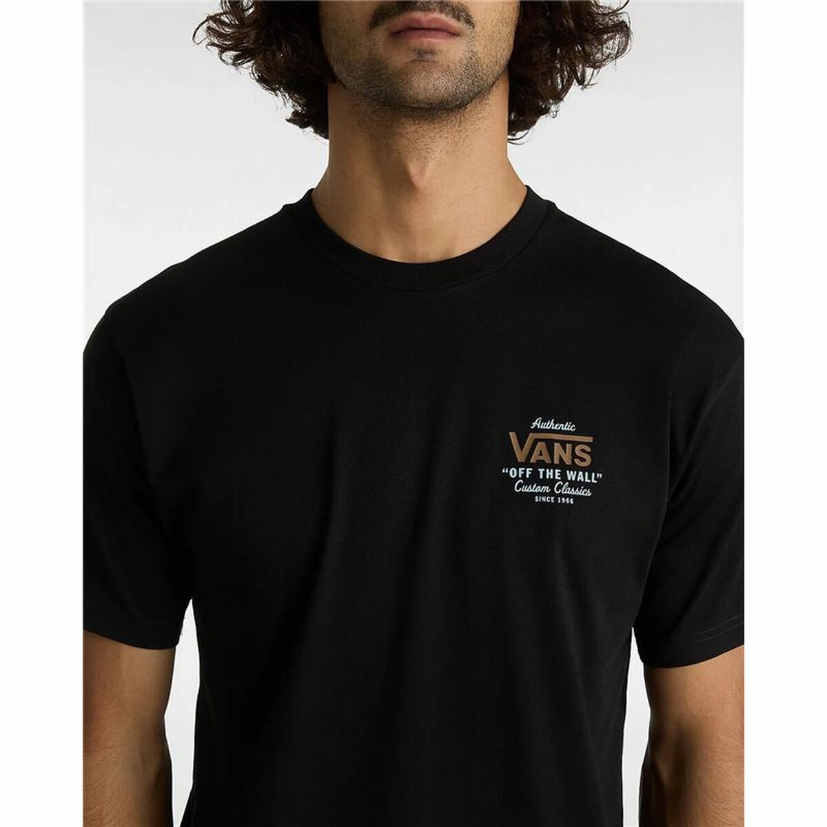 Herren Kurzarm-T-Shirt Vans Holder St Classic Schwarz - AWK Flagship