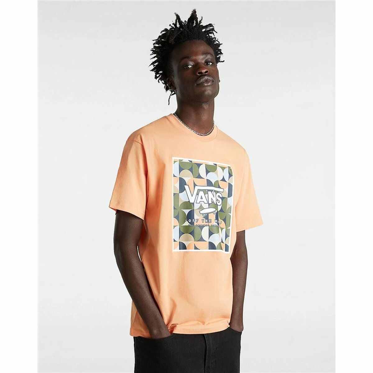 Herren Kurzarm-T-Shirt Vans MN CLASSIC PRINT BOX VN0A5E7YD051 Orange - AWK Flagship