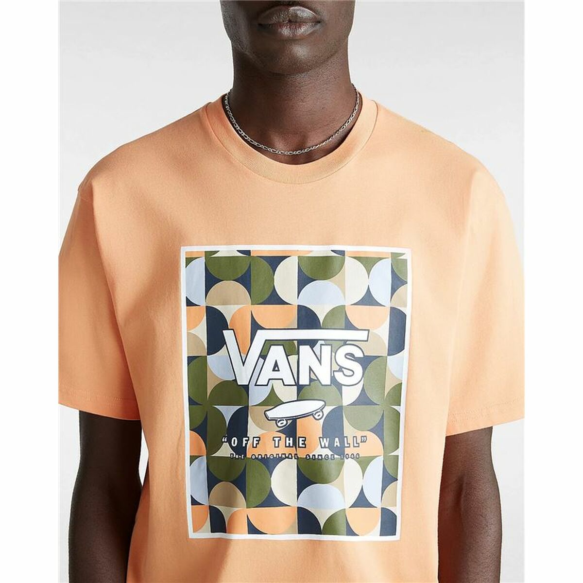 Herren Kurzarm-T-Shirt Vans MN CLASSIC PRINT BOX VN0A5E7YD051 Orange - AWK Flagship