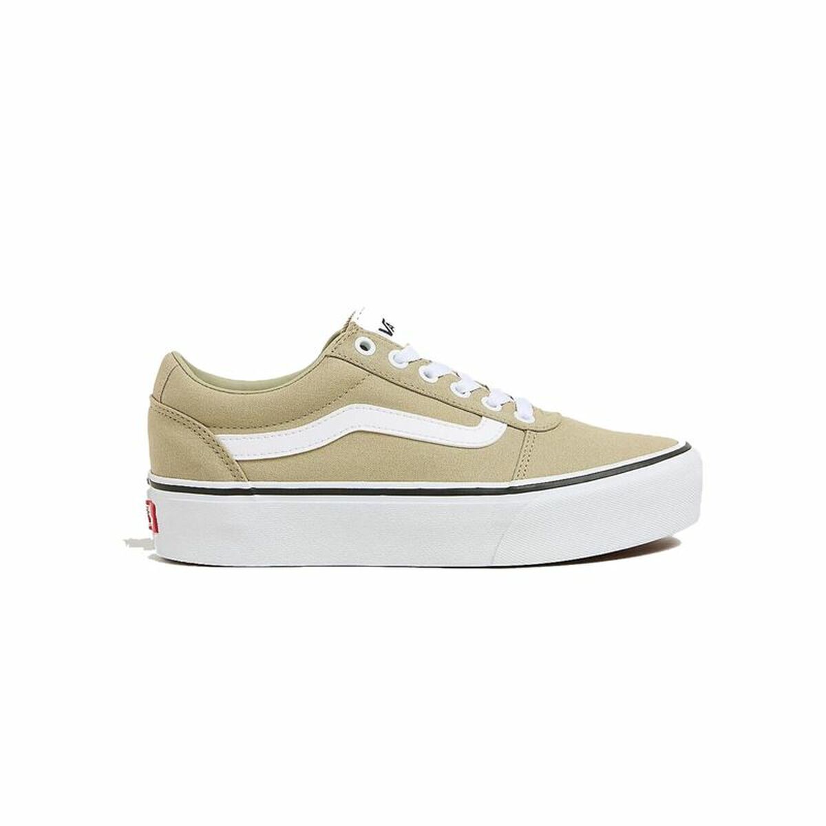 Casual Damenturnschuh Vans Ward Platform Cnvs Elm Beige Hellbraun - AWK Flagship