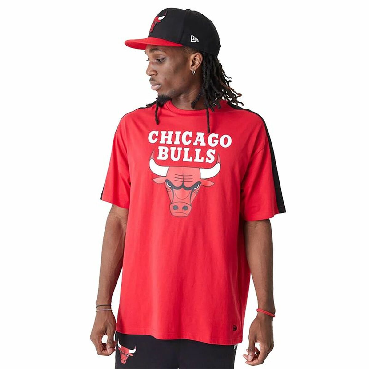 Herren Kurzarm-T-Shirt New Era NBA Rot - AWK Flagship