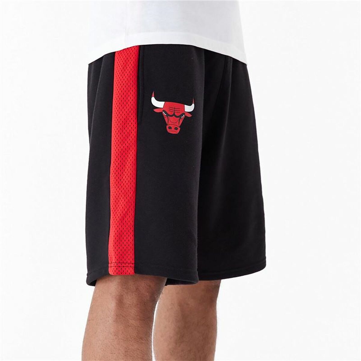 Herren-Sportshorts New Era NBA MESH PANEL OS SHORTS CHIBUL 60435477 Schwarz - AWK Flagship