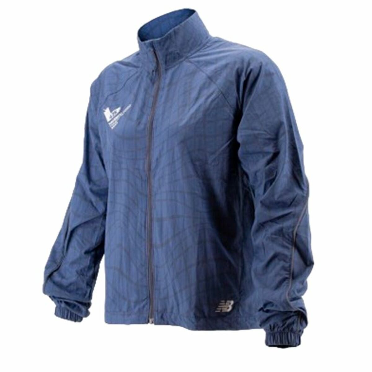 Sportjacke für Frauen New Balance Valencia Marathon Marineblau - AWK Flagship