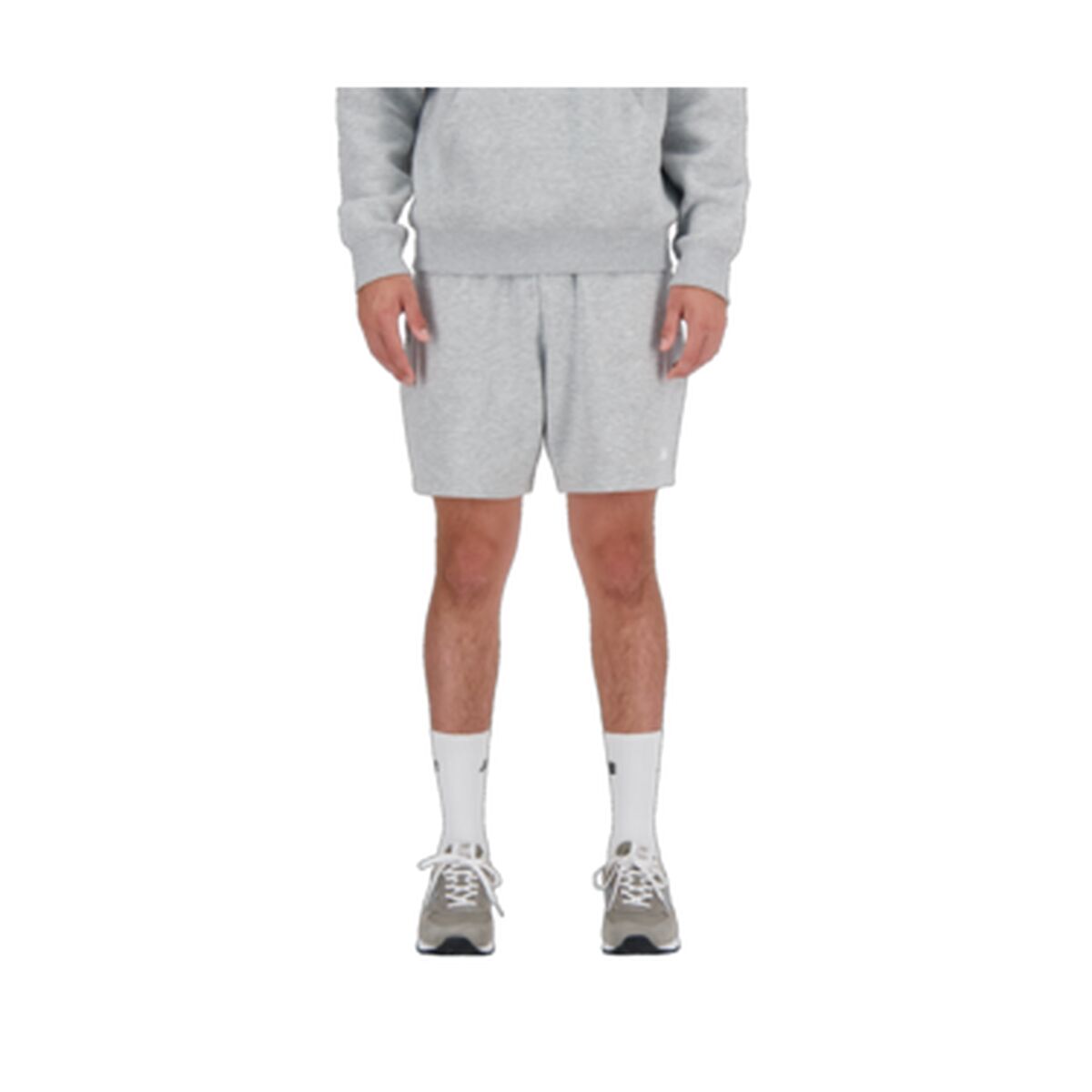 Herren-Sportshorts New Balance ESSENTIALS FRENCH TERY SHORT 7 MS41520  Grau - AWK Flagship