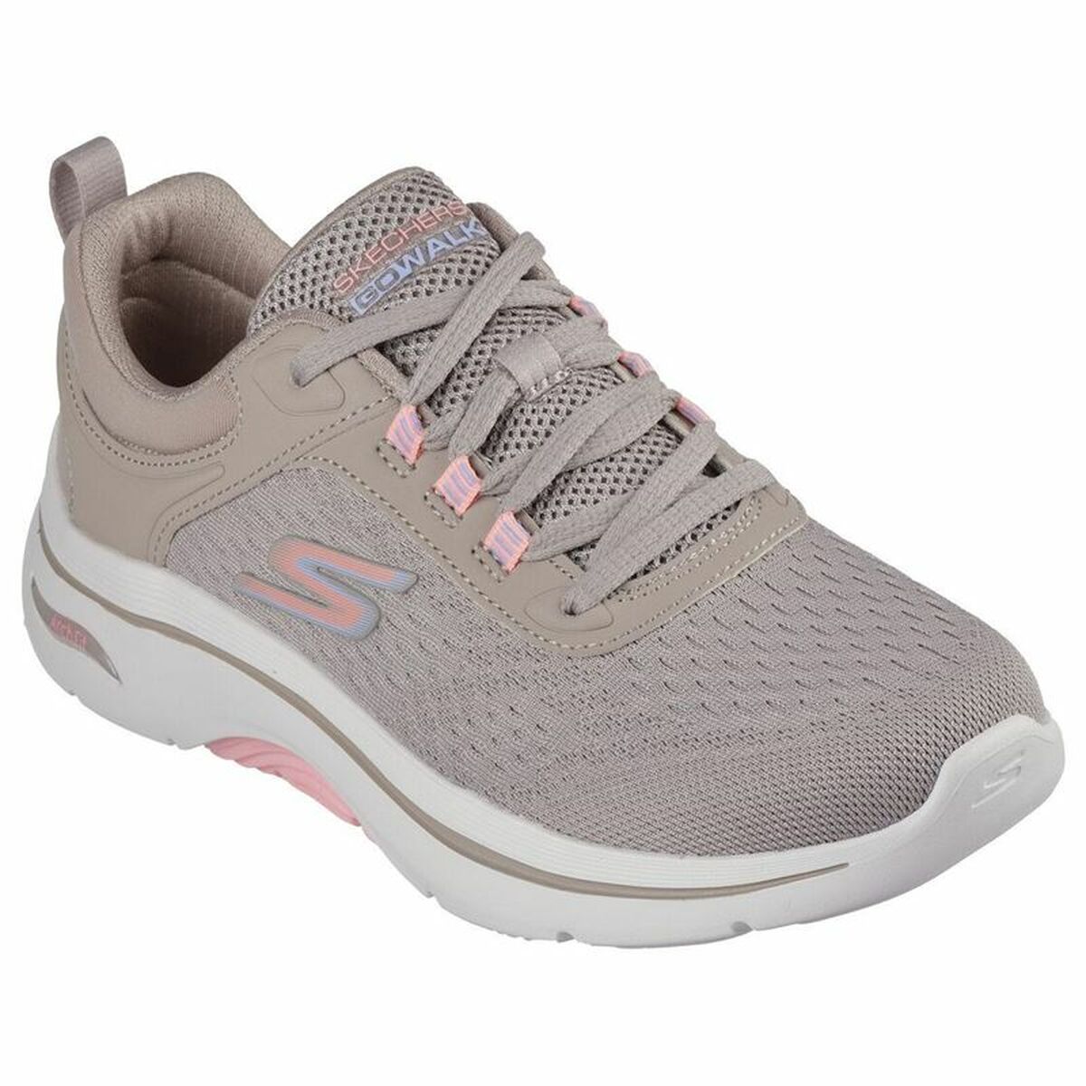 Laufschuhe für Damen Skechers Go Walk Arch Fit 2.0 Hellbraun - AWK Flagship