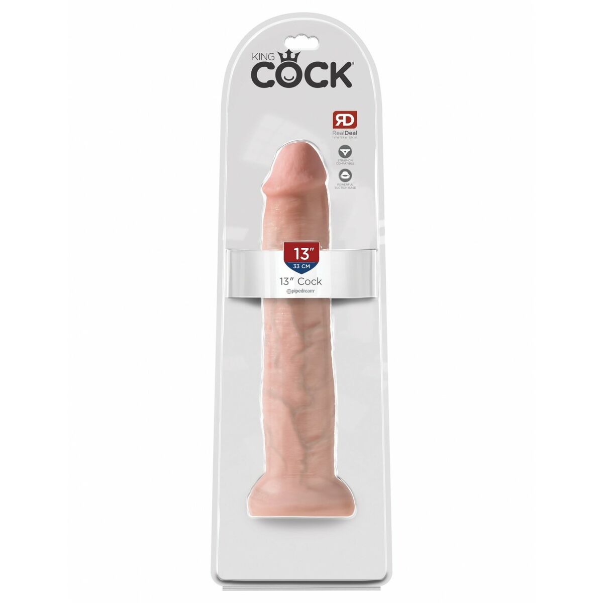 Natürliches Dildo Pipedream - King Cock - AWK Flagship