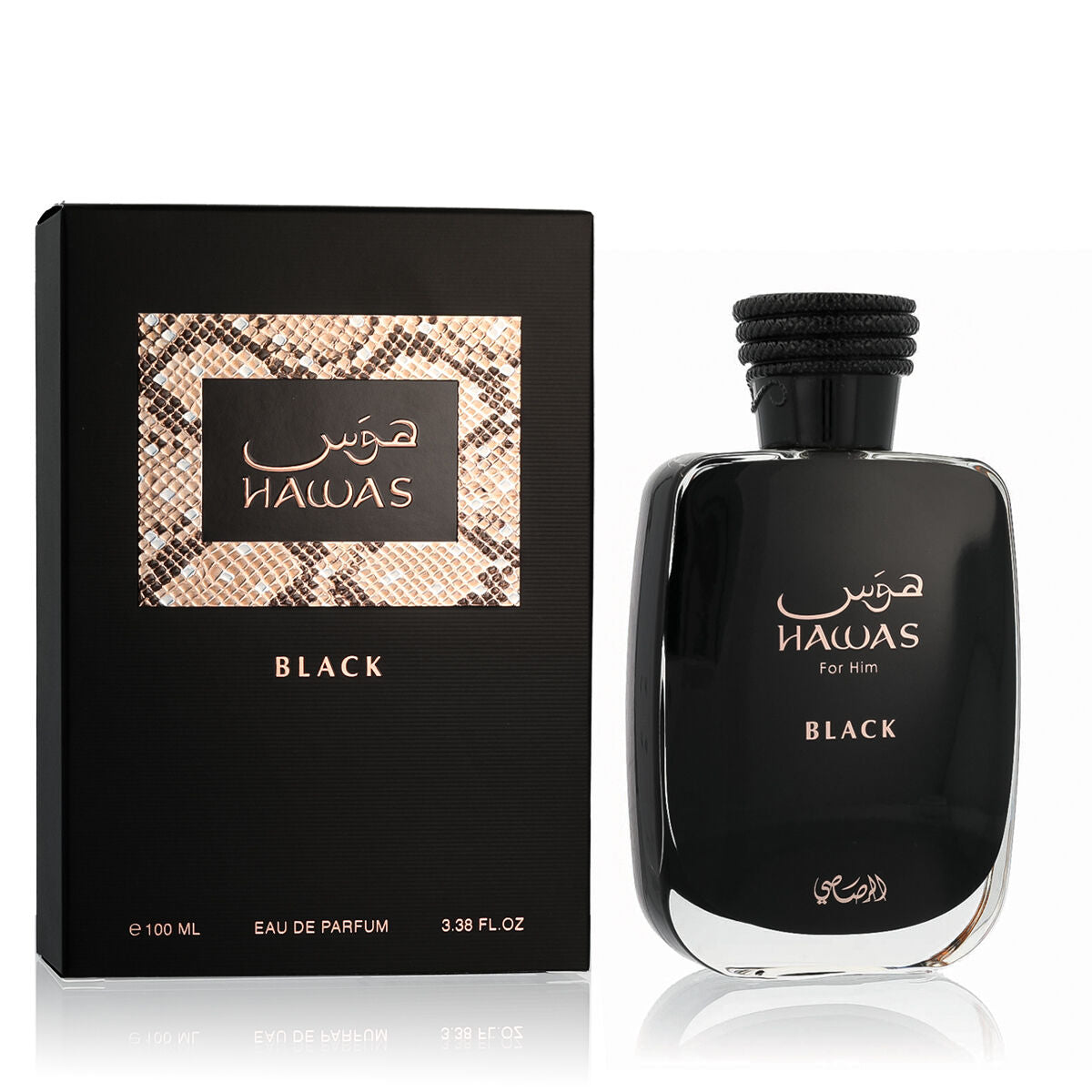 Herrenparfüm Rasasi Hawas Black EDP 100 ml - AWK Flagship