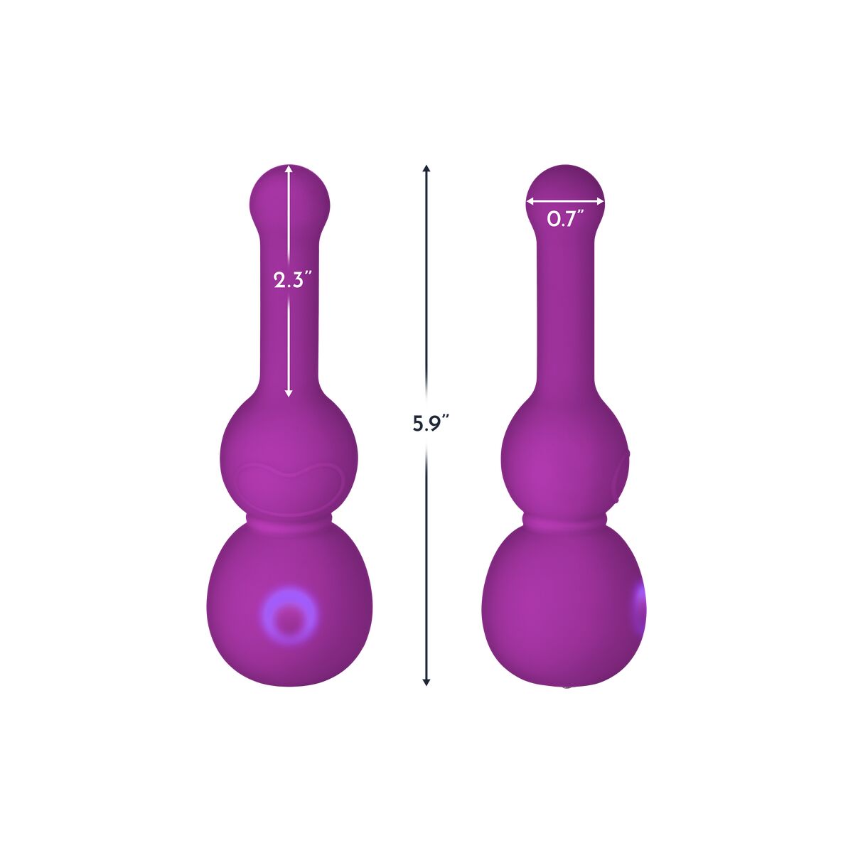 Mini Vibrator FemmeFun Poly Lila - AWK Flagship