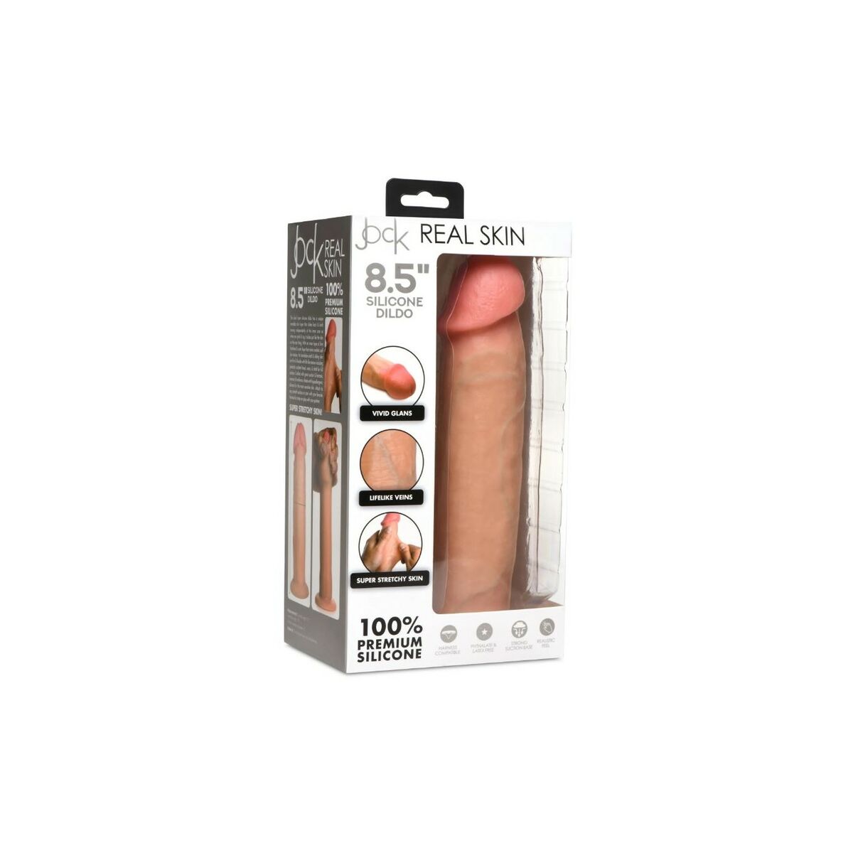 Natürliches Dildo XR Silikon natürlich 21,6 cm - AWK Flagship