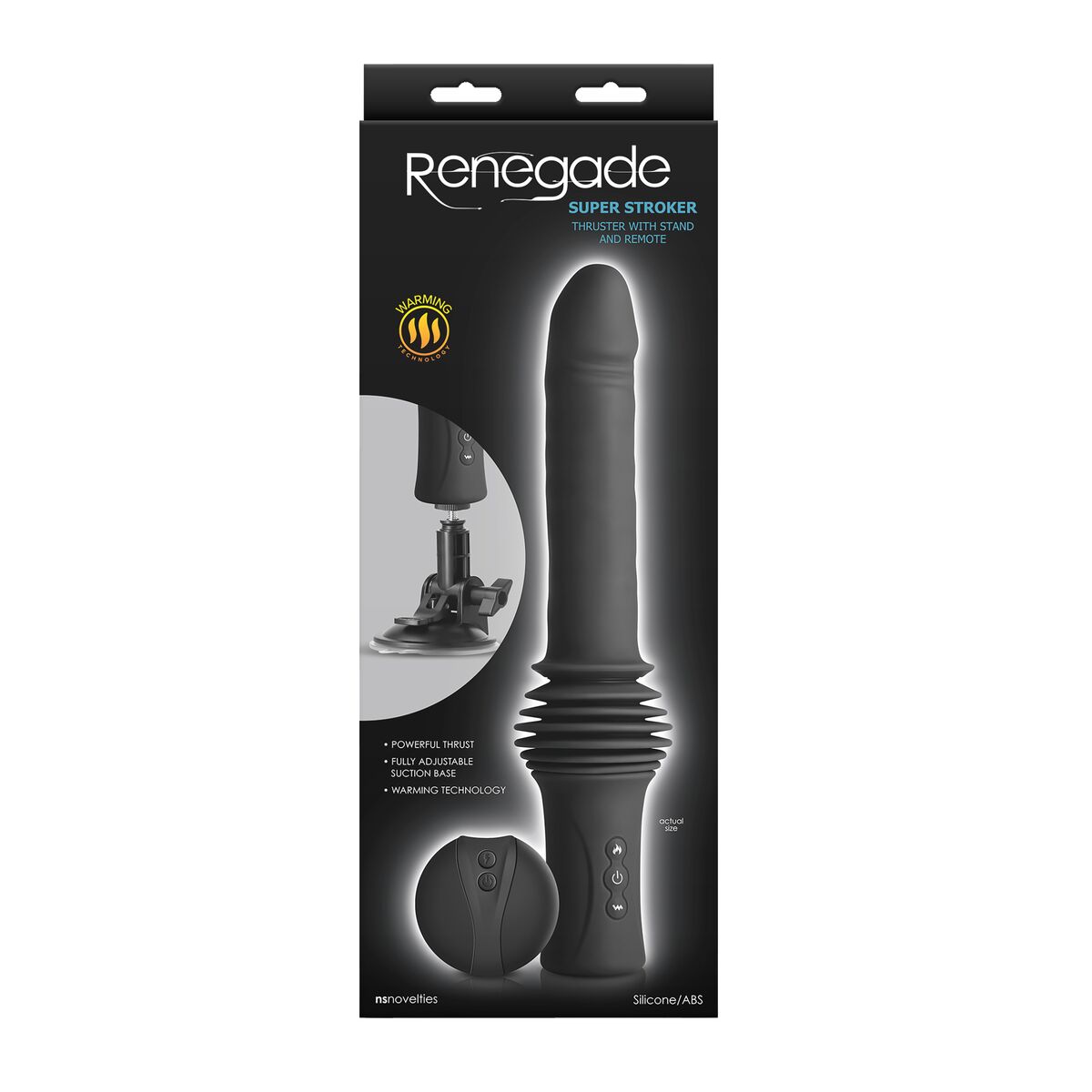 Vibrator NS Novelties Renegade Schwarz - AWK Flagship