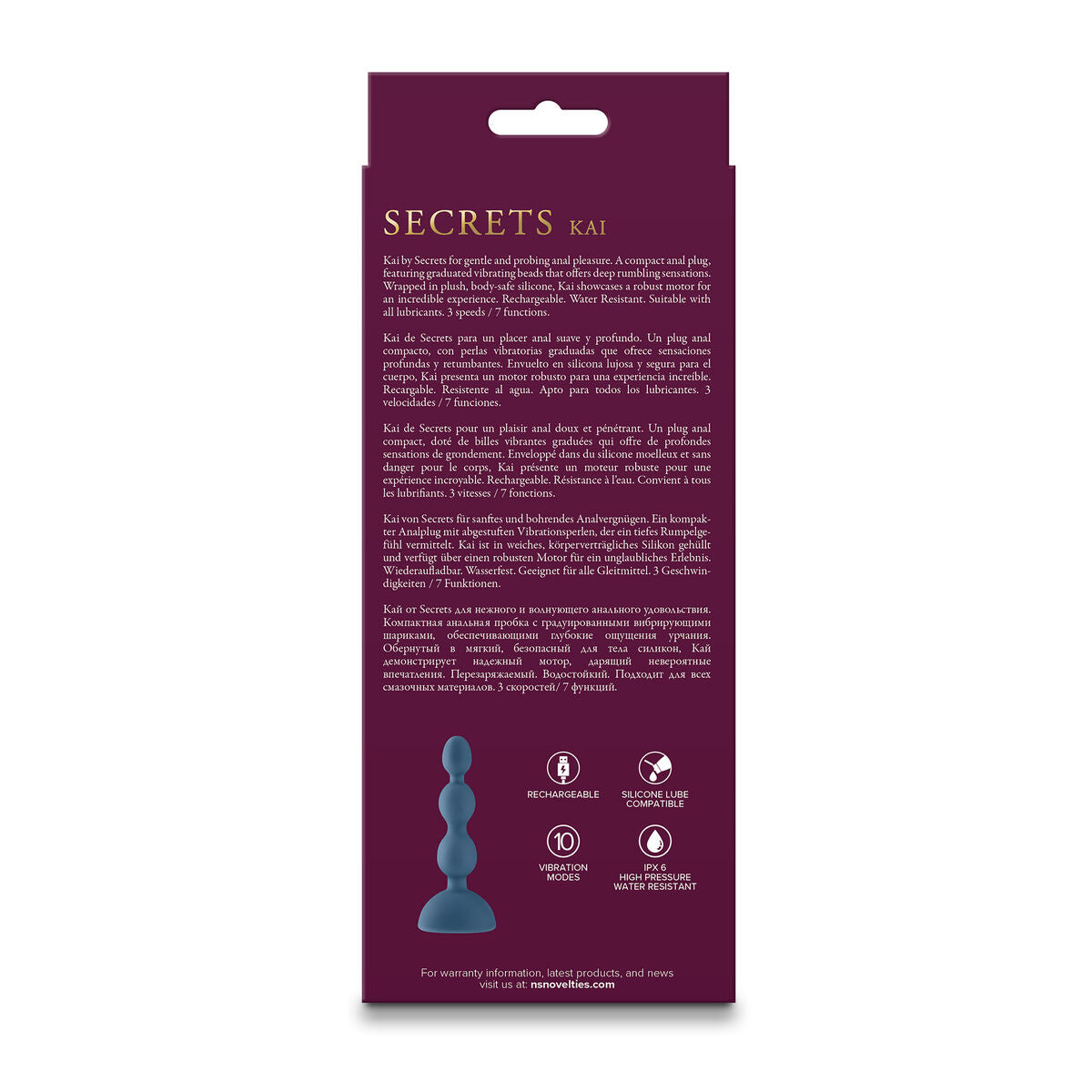 Anal-Vibrator NS Novelties Secrets - AWK Flagship