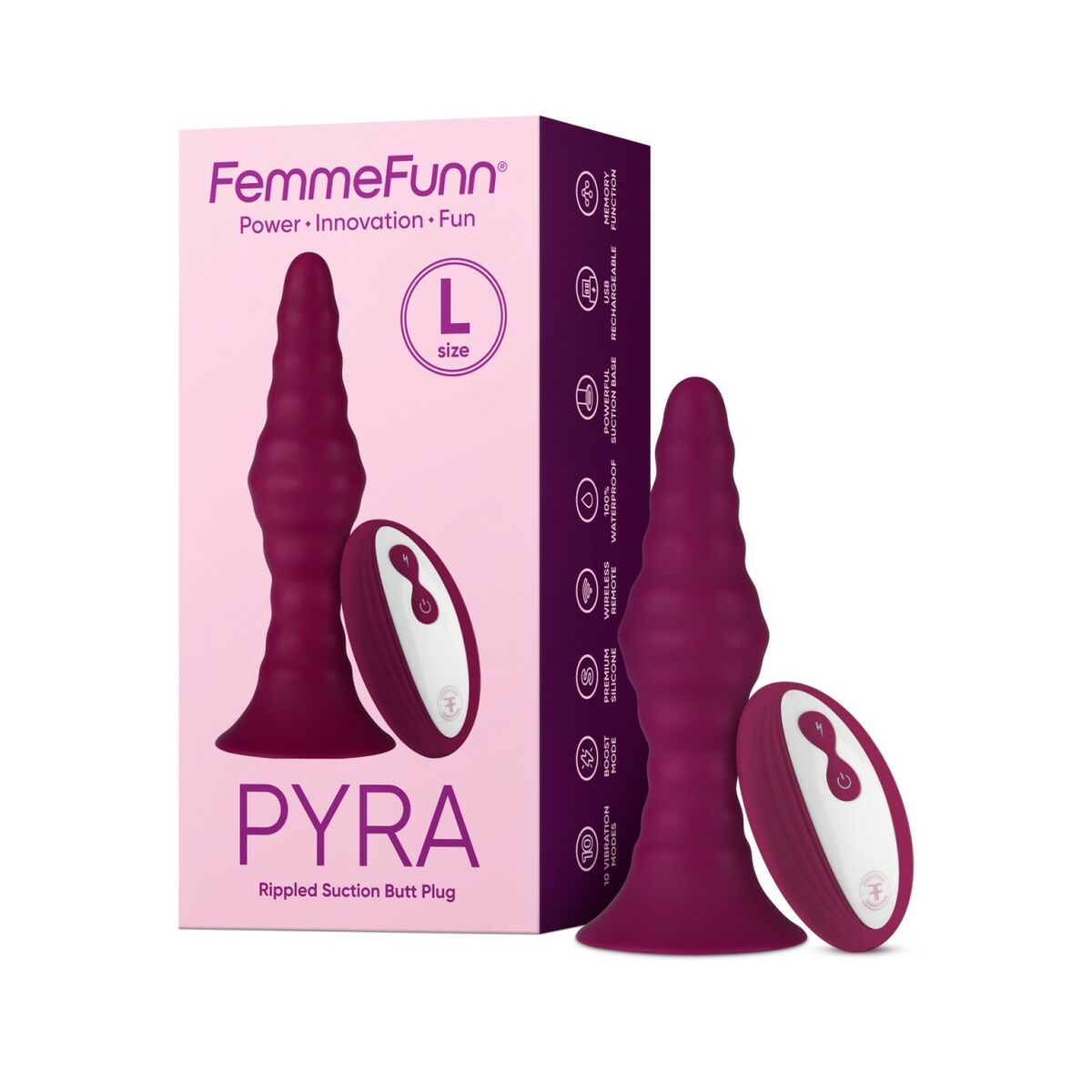 Plug Anal FemmeFunn Pyra Pink - AWK Flagship